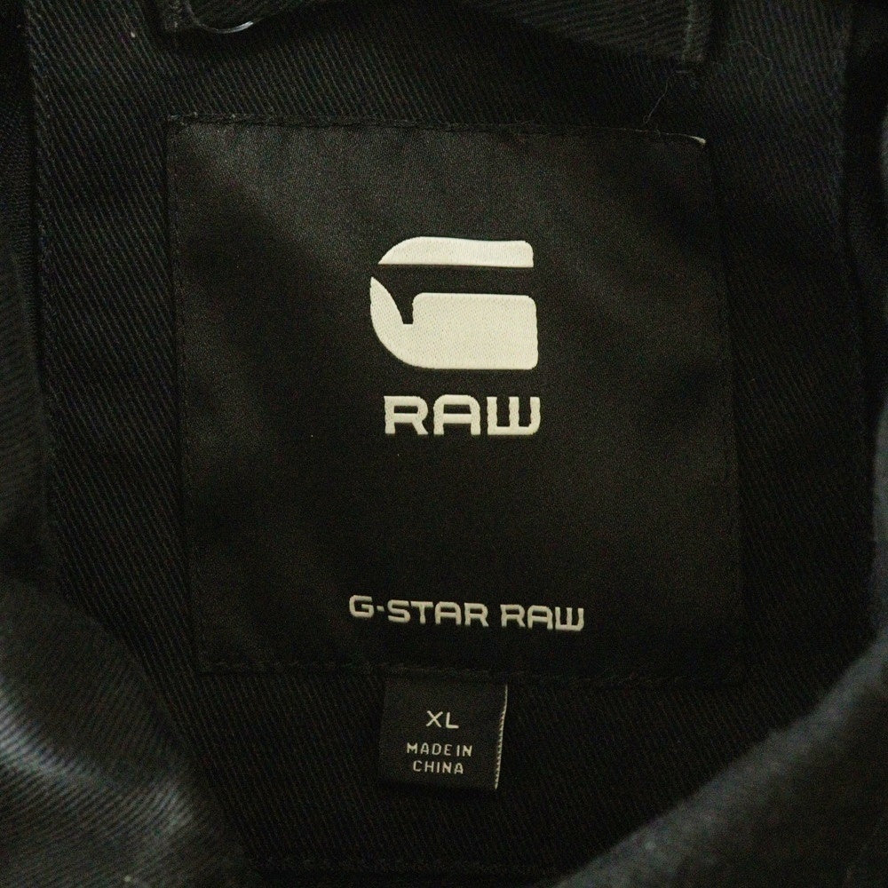 G-STAR RAW(ジースターロウ) Chore Overshirt チョアオーバーサイズ長袖シャツ ブラック D22936-C900-6484