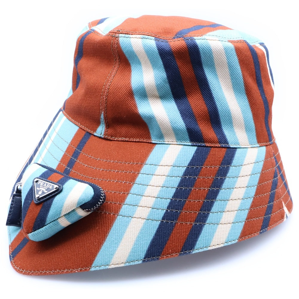 22ss リナイロン　PRADAバケハ プラダ】「リナイロン バケットハット」パートナーとシェアできるユニ