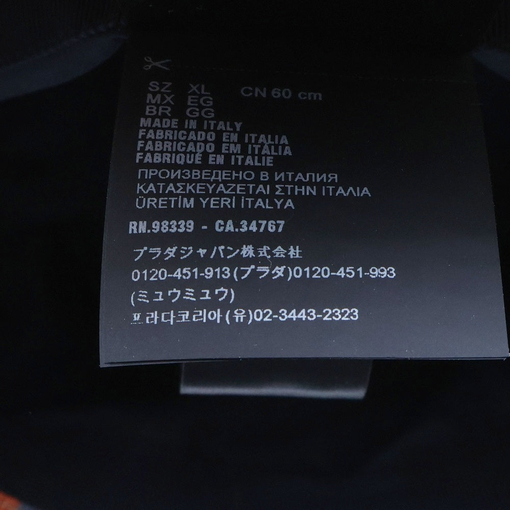 PRADA(プラダ) 22SS Re-Nylon Bucket Hat 2HC282 リナイロンバケットハット トライアングルロゴ アシンメトリー マルチ