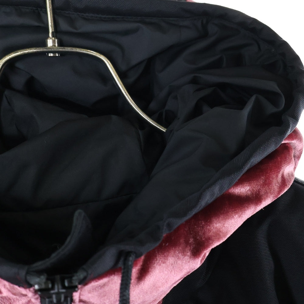 THE NORTH FACE(ザノースフェイス) BLACK SERIES Velvet Collection VELVET NUPTSE ブラックシリーズ ベルベット コレクション ベロア ヌプシ ダウンジャケット レッド