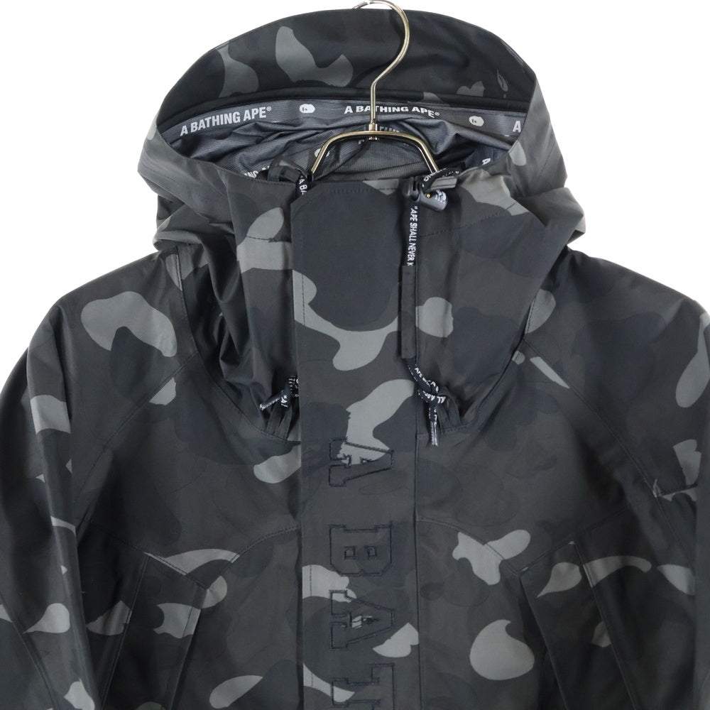 A BATHING APE(アベイシングエイプ) COLOR CAMO SNOWBOARD JACKET カラーカモ スノーボードジャケット ブラック 0ZXLJM003401P