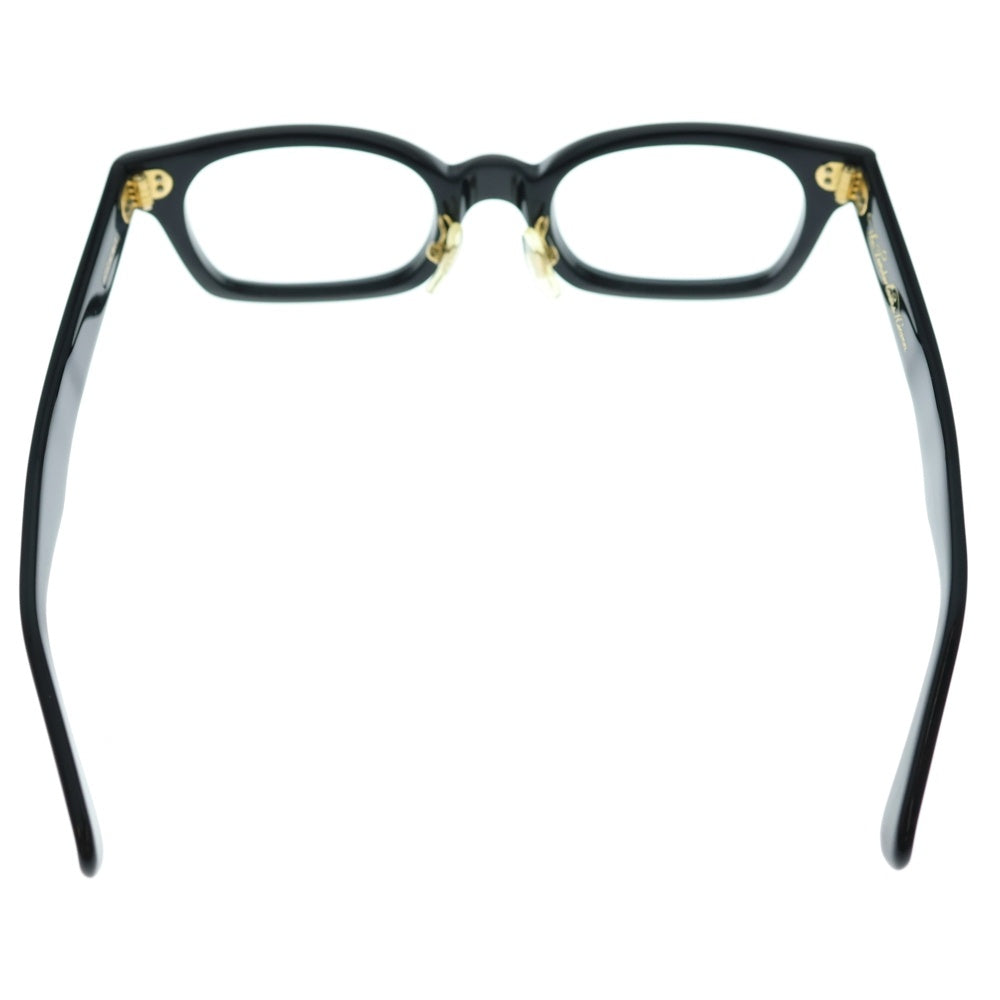 TENDERLOIN(テンダーロイン) ×白山眼鏡店 IN THE WIND ウェリントン サングラス アイウェア ブラック/ゴールド