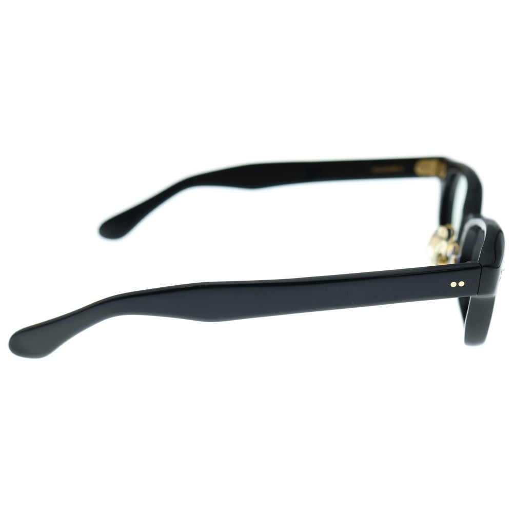 TENDERLOIN(テンダーロイン) ×白山眼鏡店 IN THE WIND ウェリントン サングラス アイウェア ブラック/ゴールド