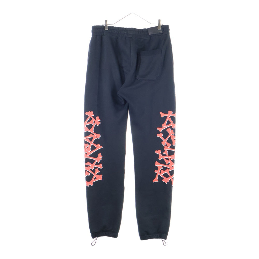 AMIRI(アミリ) ボーン プリント スウェットパンツ ブラック