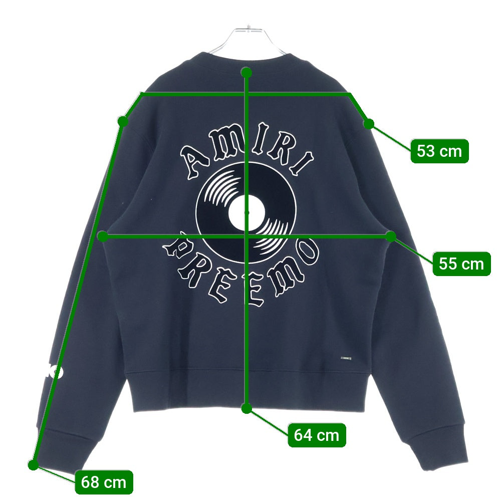 AMIRI(アミリ) Preemo Logo プリーモロゴクルーネックスウェットトレーナー ブラック