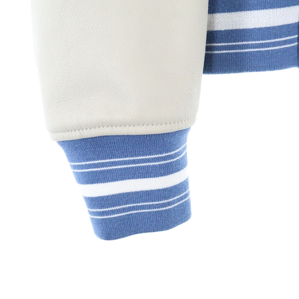 AMIRI(アミリ) Oversized Varsity Jacket オーバー サイズ バーシティ ジャケット スタジャン ブルー