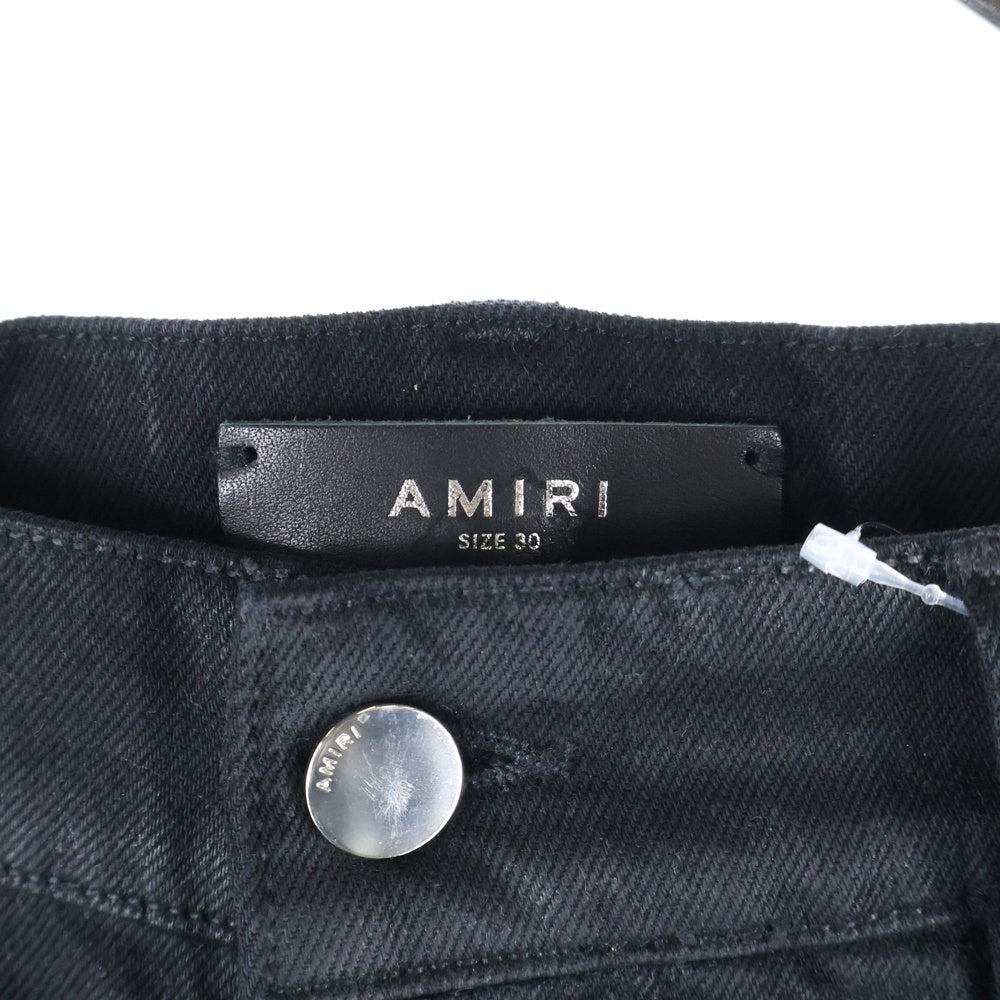 AMIRI(アミリ) Wax M65 BAGGY CARGO ワックス加工 M65 バギー カーゴパンツ ブラック