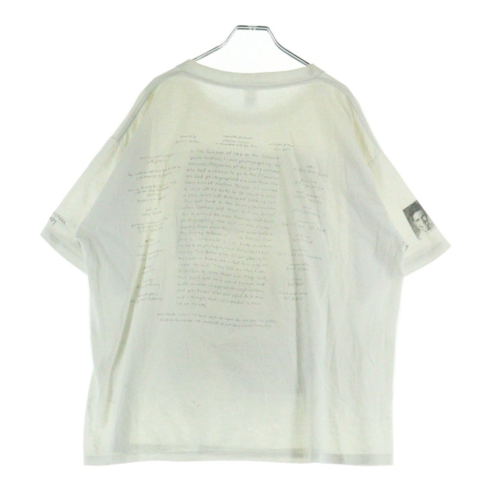 VINTAGE(ヴィンテージ) 80's Bruce Weber Broken Noses 1987 Andy Minsker ブルースウェーバー ブロークンノーズ 両面プリント半袖Tシャツ ホワイト