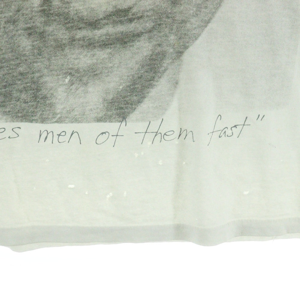 VINTAGE(ヴィンテージ) 80's Bruce Weber Broken Noses 1987 Andy Minsker ブルースウェーバー ブロークンノーズ 両面プリント半袖Tシャツ ホワイト