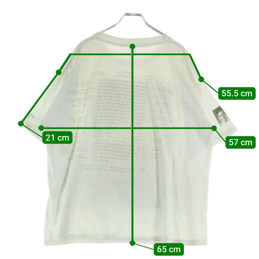 VINTAGE(ヴィンテージ) 80's Bruce Weber Broken Noses 1987 Andy Minsker ブルースウェーバー ブロークンノーズ 両面プリント半袖Tシャツ ホワイト