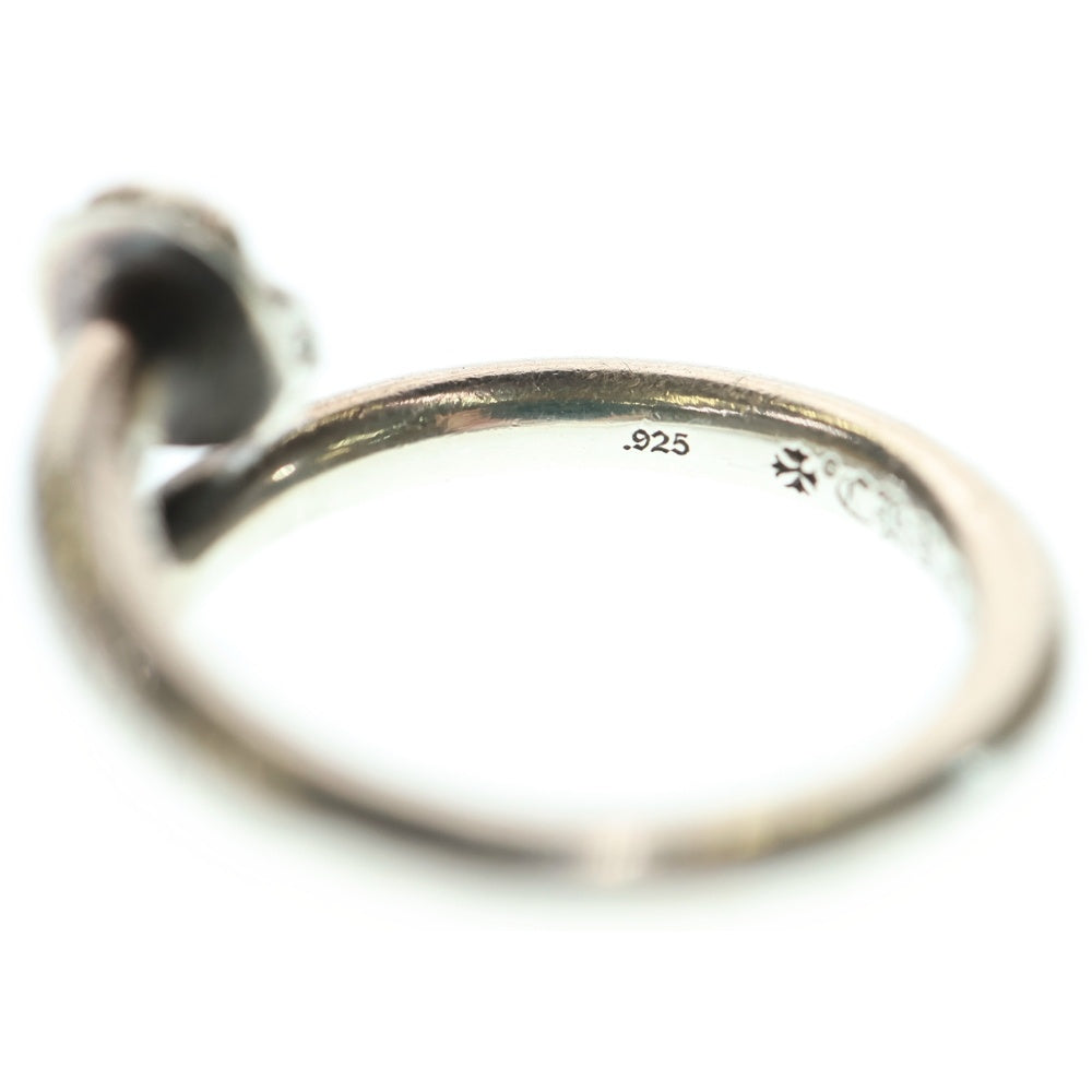 CHROME HEARTS(クロムハーツ) NAIL CRSBALL ネイル クロスボール リング シルバー BCA349