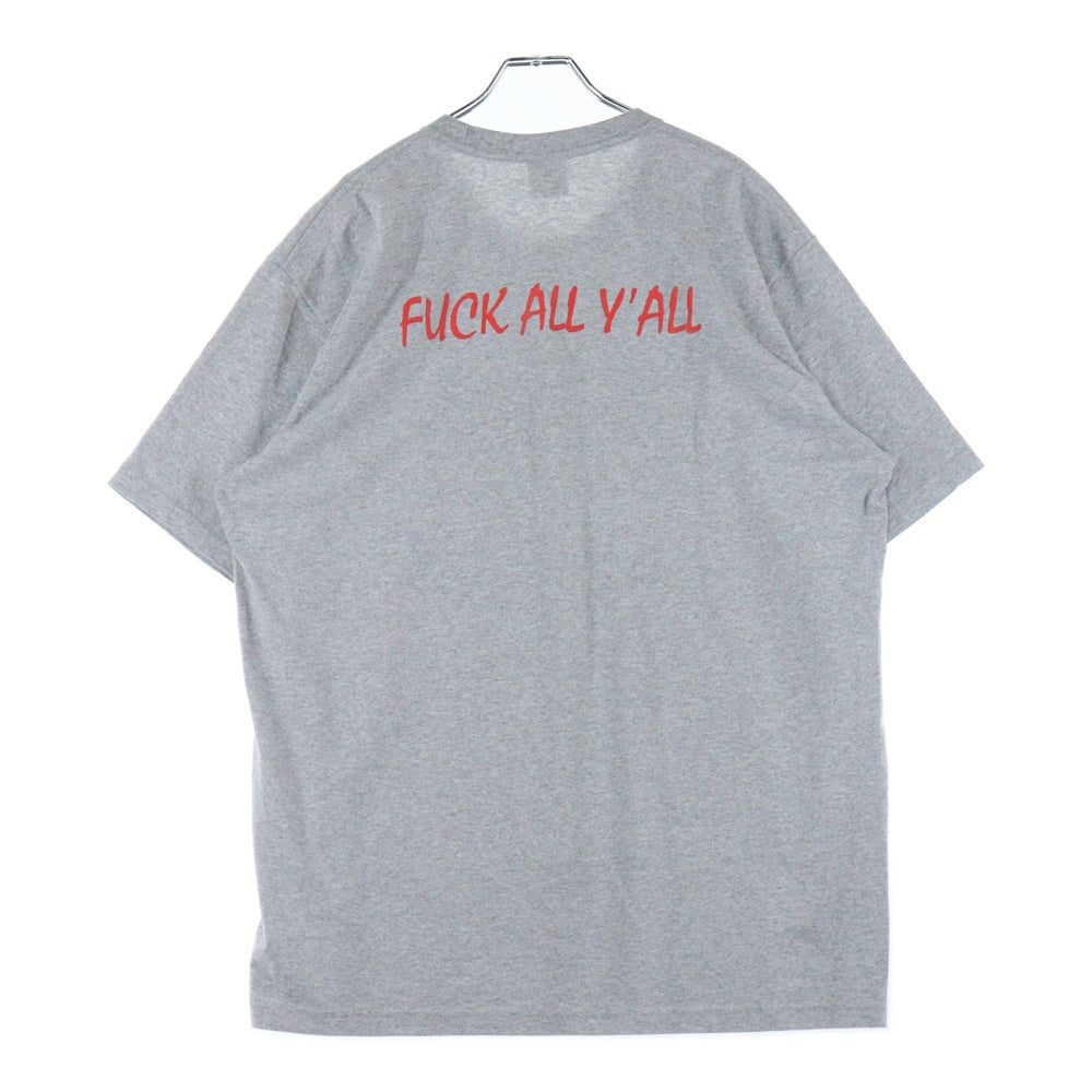 SUPREME(シュプリーム) 25AW Split Tee スプリット ロゴプリント 半袖Tシャツ カットソー グレー