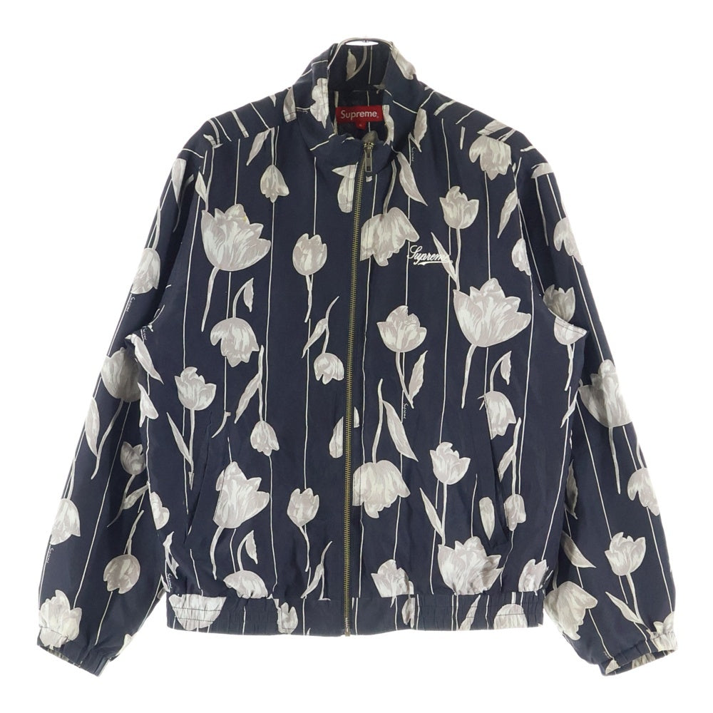 SUPREME(シュプリーム) 19SS Floral Silk Track Jacket フローラルシルクトラックジャケット ブラック