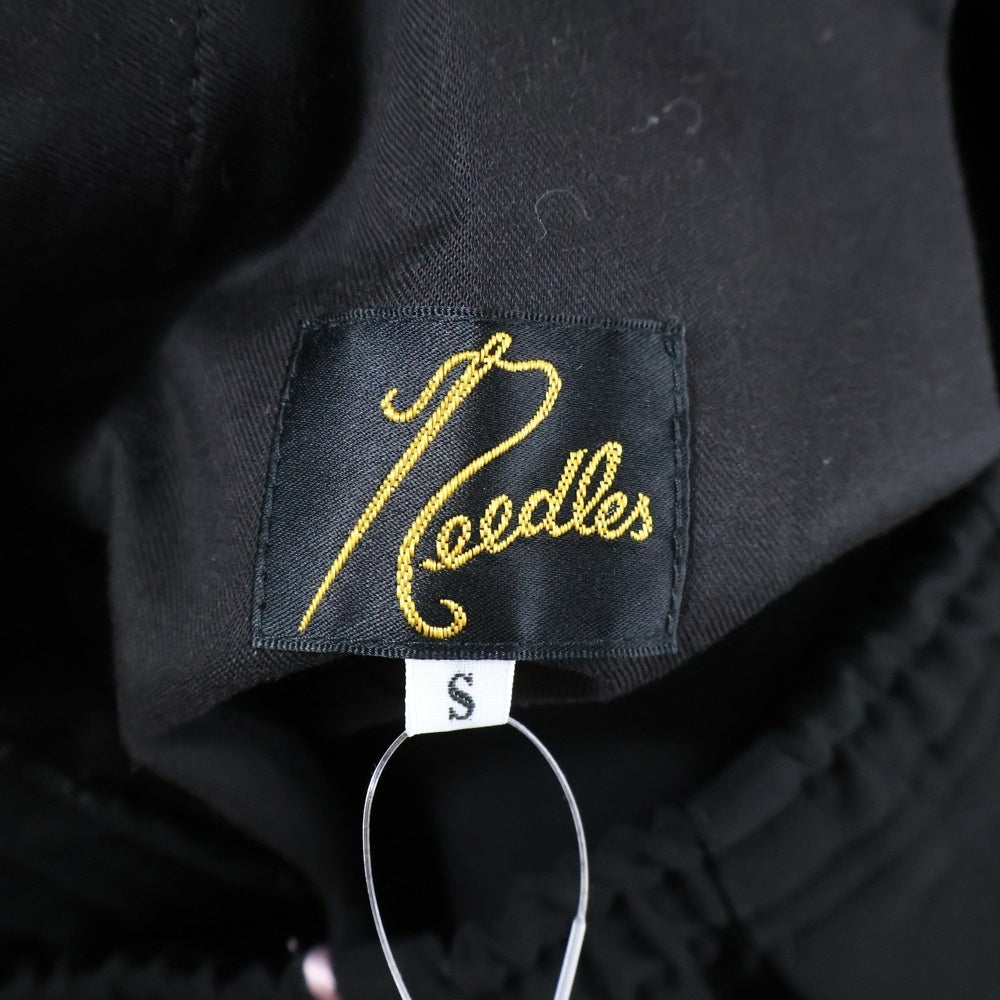 Needles(ニードルス) PIPING COWBOY PANTS パイピング カウボーイ フレア トラックパンツ ブラック/ピンク KP123