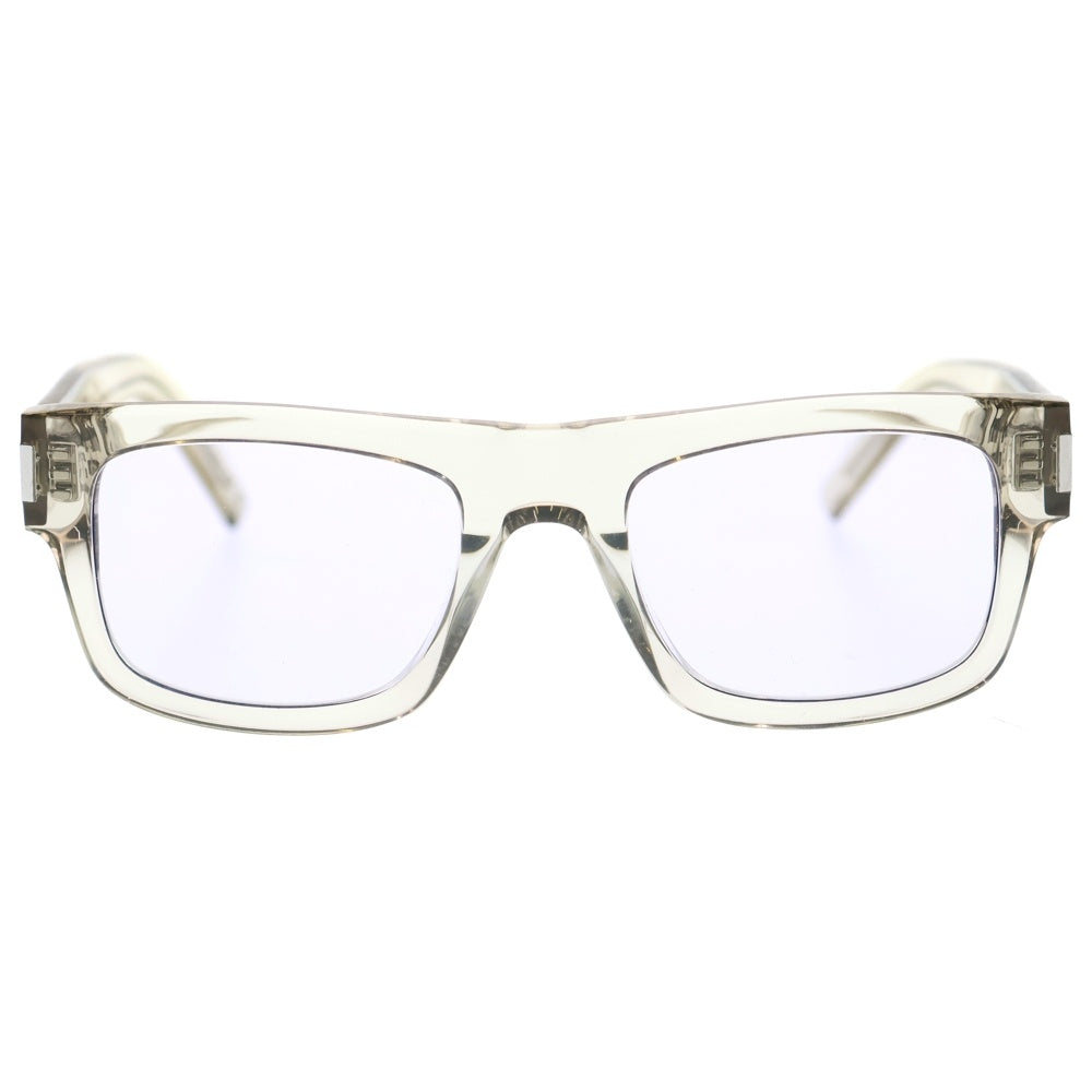 SAINT LAURENT PARIS(サンローランパリ) SL 574 003 クリアフレーム ウェリントンサングラス アイウェア 眼鏡 クリア
