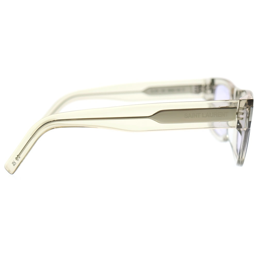 SAINT LAURENT PARIS(サンローランパリ) SL 574 003 クリアフレーム ウェリントンサングラス アイウェア 眼鏡 クリア