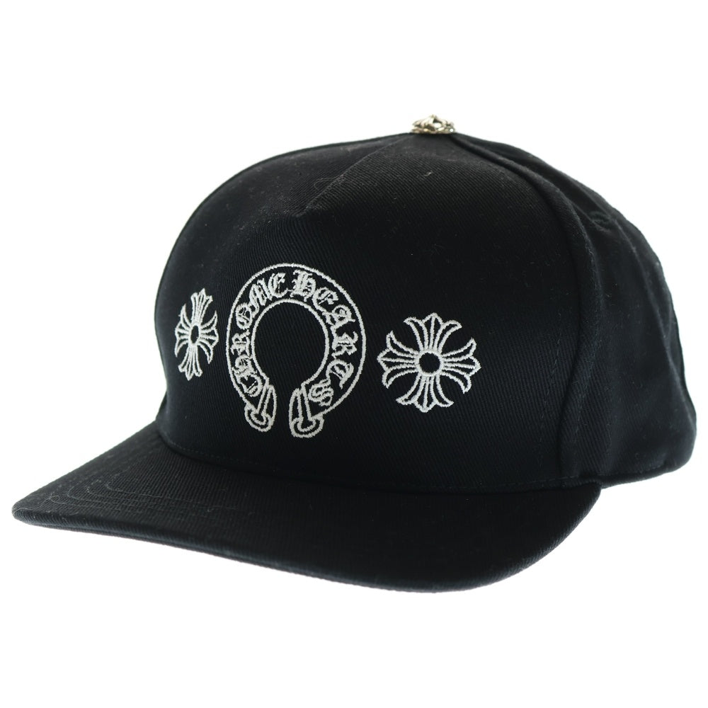 CHROME HEARTS(クロムハーツ) Baseball CAP Horseshoe CH CROSS CHロゴ ホースシュー 帽子 キャップ ブラック