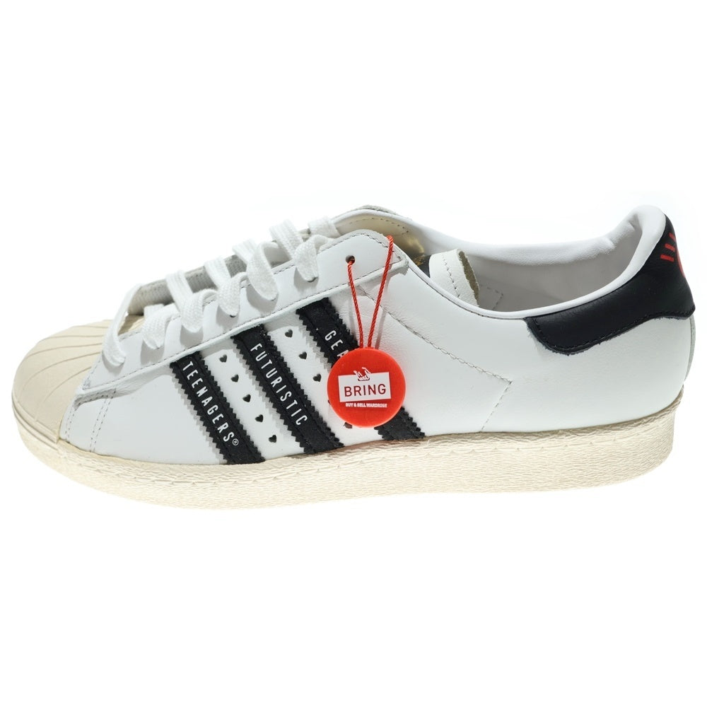 adidas(アディダス) ×HUMAN MADE Superstar 80s FY0728 ヒューマンメイド スーパースター ローカットスニーカー ホワイト/ブラック US10/28cm