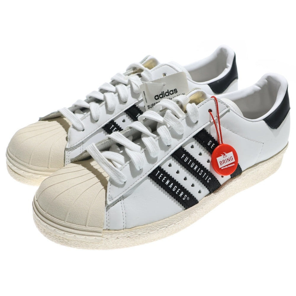 adidas(アディダス) ×HUMAN MADE Superstar 80s FY0728 ヒューマンメイド スーパースター ローカットスニーカー ホワイト/ブラック US10/28cm