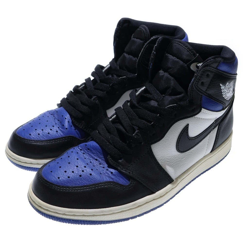 NIKE(ナイキ) AIR JORDAN 1 RETRO HIGH OG ROYAL TOE 555088-041 エア ジョーダン 1 レトロ ロイヤル トゥ ハイカットスニーカー ブルー/ブラック/ホワイト US9/27cm