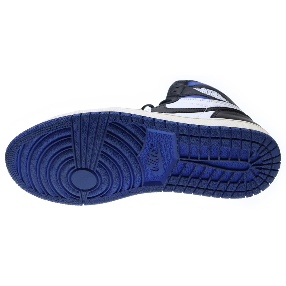 NIKE(ナイキ) AIR JORDAN 1 RETRO HIGH OG ROYAL TOE 555088-041 エア ジョーダン 1 レトロ ロイヤル トゥ ハイカットスニーカー ブルー/ブラック/ホワイト US9/27cm