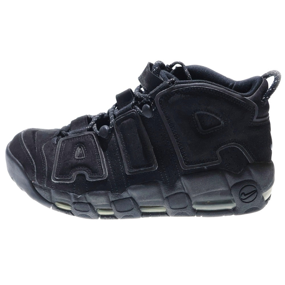 NIKE(ナイキ) AIR MORE UPTEMPO BLACK 414962-004 エアモアアップテンポ ハイカットスニーカー ブラック US9.5/27.5cm
