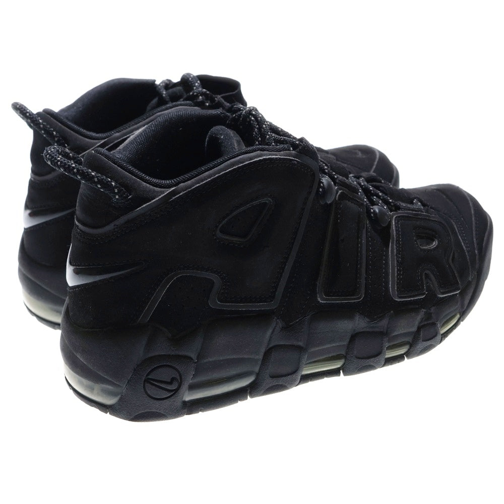 NIKE(ナイキ) AIR MORE UPTEMPO BLACK 414962-004 エアモアアップテンポ ハイカットスニーカー ブラック US9.5/27.5cm