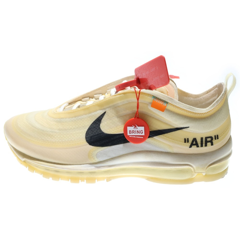 NIKE(ナイキ) ×OFF WHITE AIR MAX 97 THE TEN AJ4585-100 オフホワイト エアマックス97 ザテン ローカットスニーカー ホワイト US10.5/28.5cm