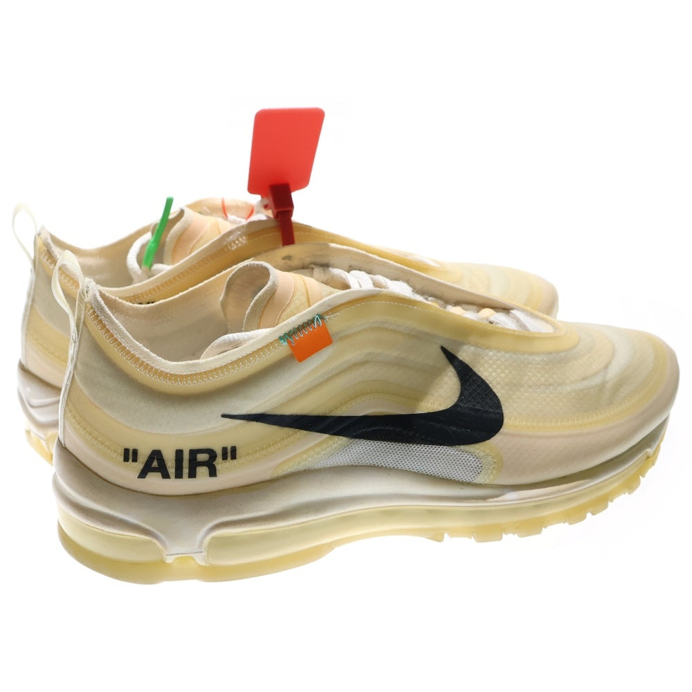 NIKE(ナイキ) ×OFF WHITE AIR MAX 97 THE TEN AJ4585-100 オフホワイト エアマックス97 ザテン ローカットスニーカー ホワイト US10.5/28.5cm