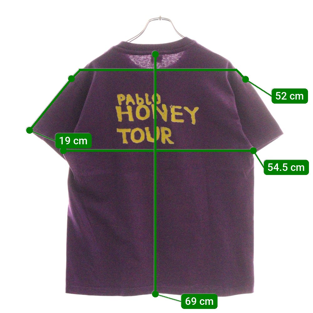 VINTAGE(ヴィンテージ) 90's radiohead 1993 pablo HONEY TOUR ANVIL レディオヘッド パブロハニーツアー 両面プリント半袖Tシャツ カットソー パープル