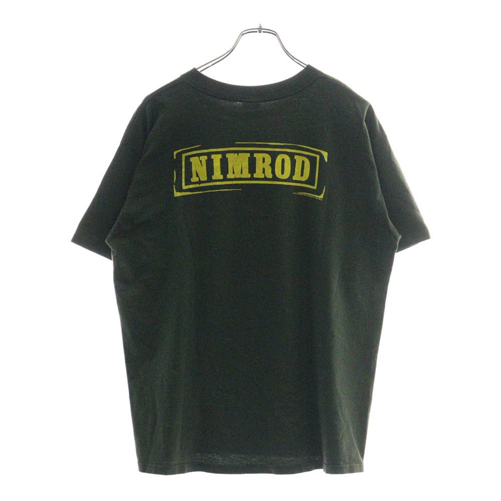 VINTAGE(ヴィンテージ) 00's GREEN DAY NIMROD ANVIL グリーンデイ ニムロッド 両面プリント半袖Tシャツ カットソー カーキ
