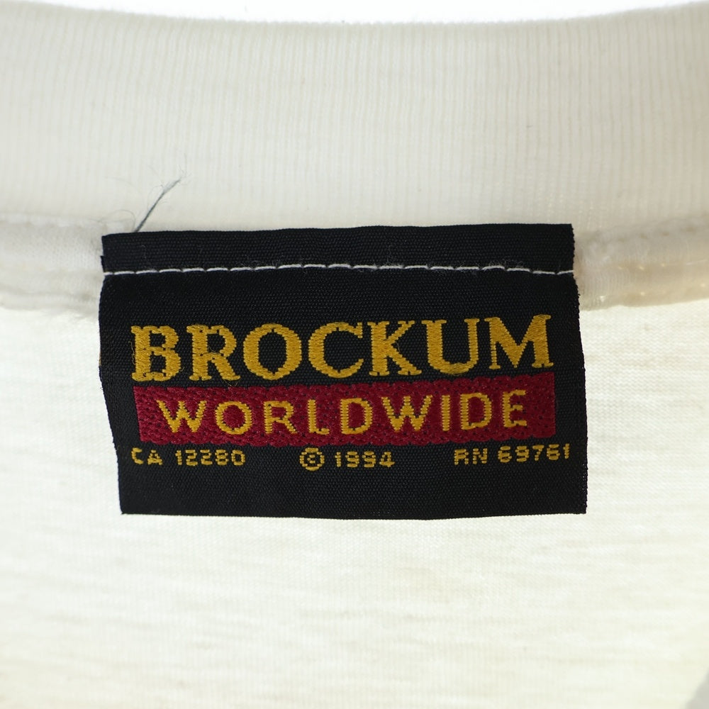 VINTAGE(ヴィンテージ) 90's THE OFFSPRING 1995 BROCKUM ジャマイカタグ オフスプリング フロントプリント半袖Tシャツ カットソー ホワイト