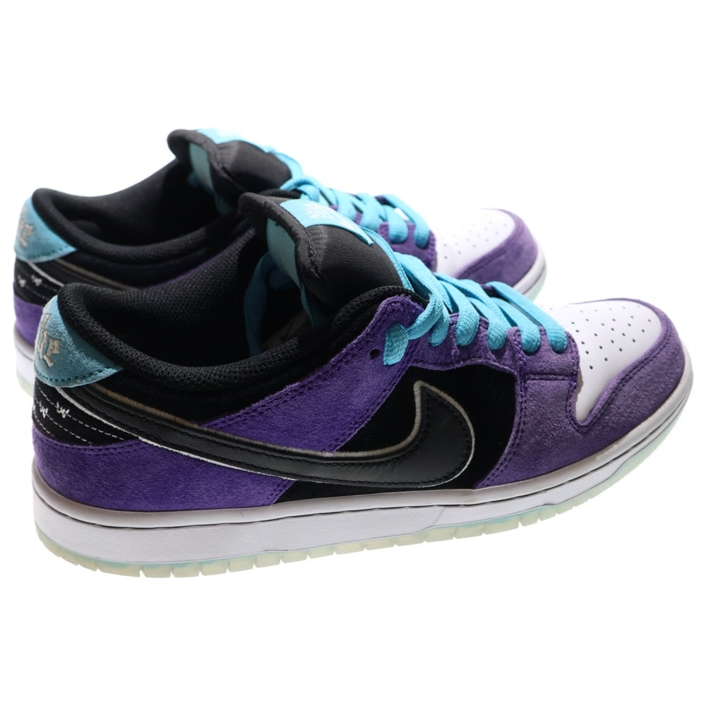 NIKE SB(ナイキエスビー) ×Hayley Wilson Dunk Low Pro Black and Court Purple ダンク ロー プロ ブラック アンド コートパープル ローカットスニーカー US9/27cm HJ0513 500