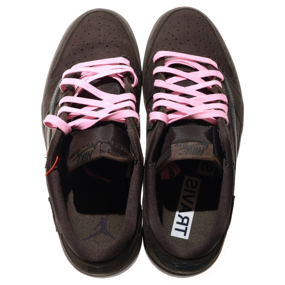 NIKE(ナイキ) ×TRAVIS SCOTT AIR JORDAN 1 LOW OG SP VELVET BROWN AND DARK MOCHA DM7866-202 トラヴィススコット エアジョーダン1 ローカットスニーカー US9/27cm