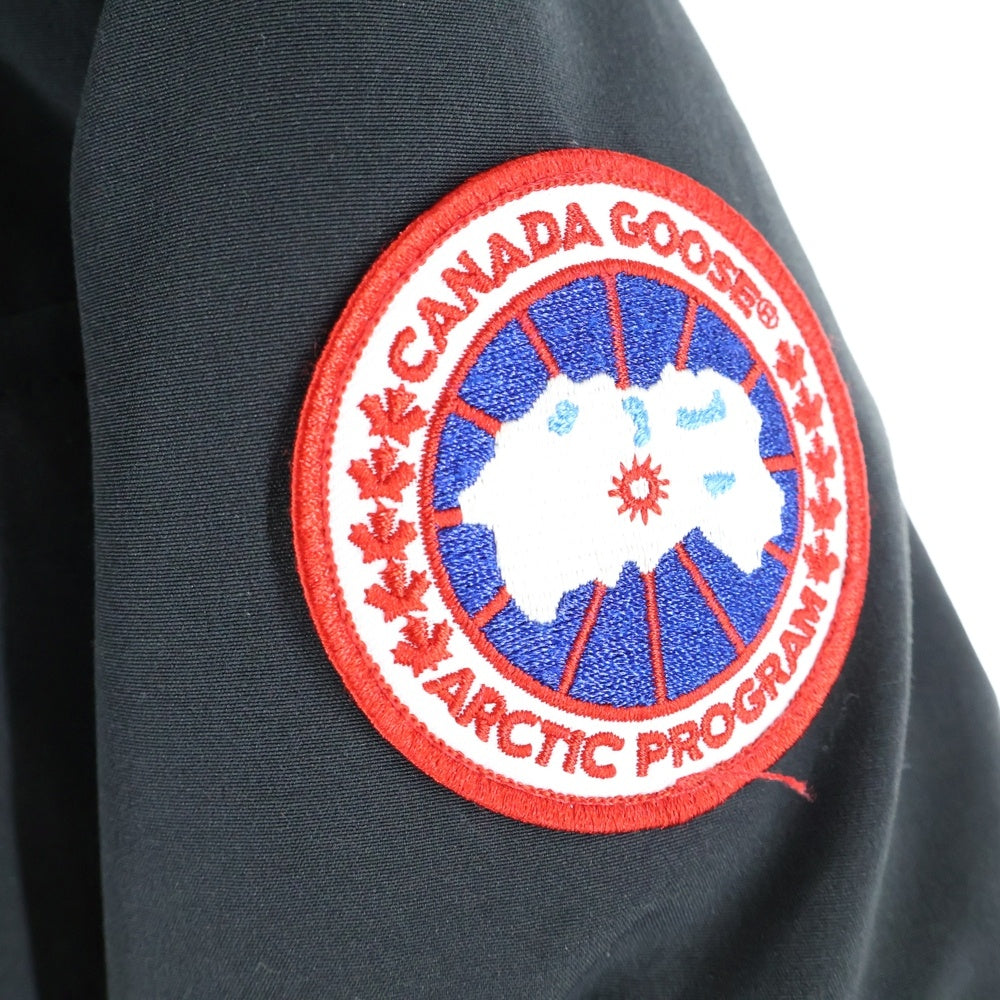 CANADA GOOSE(カナダグース) RUSSELL ラッセル ファーフーデッド ナイロン ダウンジャケット ブラック 2301JM
