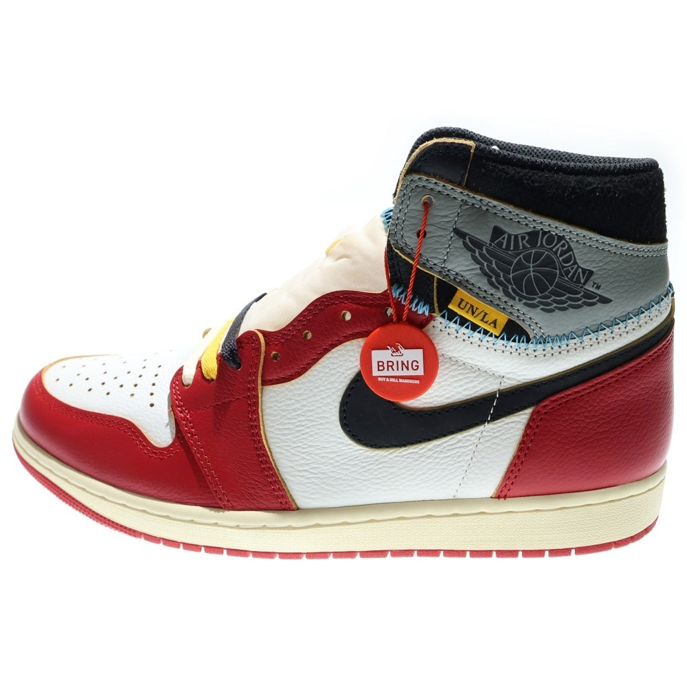 NIKE(ナイキ) ×UNION ユニオン AIR JORDAN 1 RETRO HIGH OG Chicago HV8563-600 エアジョーダン1 ハイ ハイカットスニーカー シカゴ レッド/ホワイト US11/29cm
