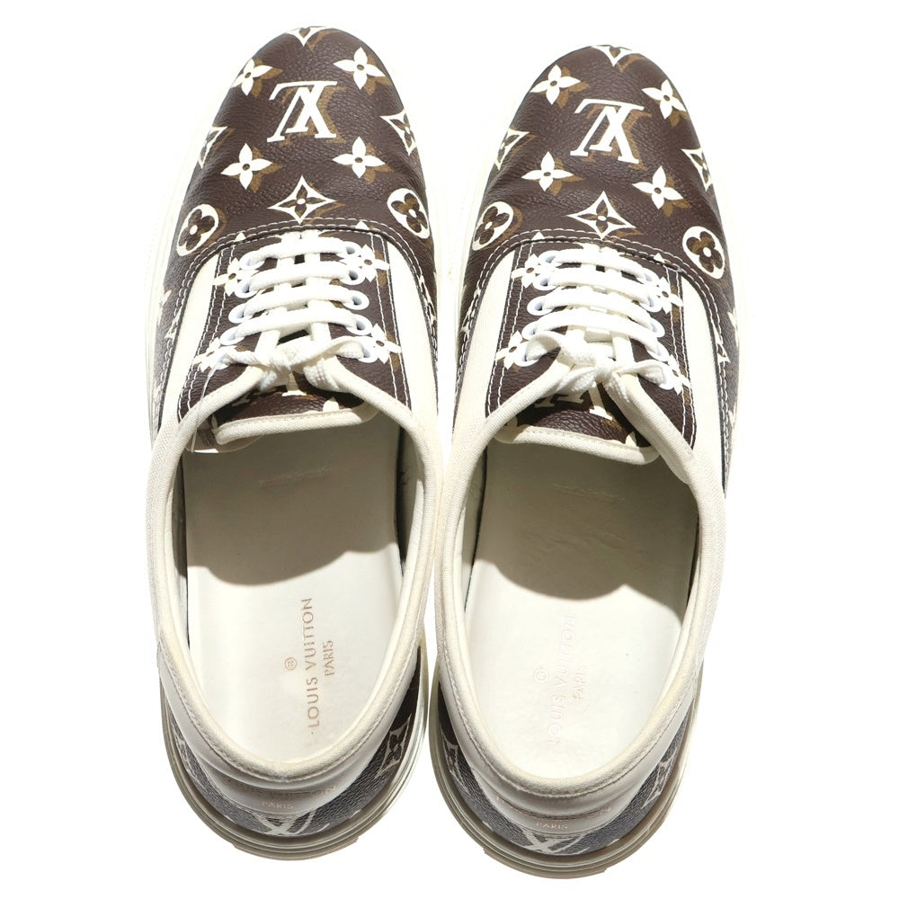 LOUIS VUITTON(ルイヴィトン) トロカデロライン レザー ローカットスニーカー シューズ ホワイト/ブラウン FA1109