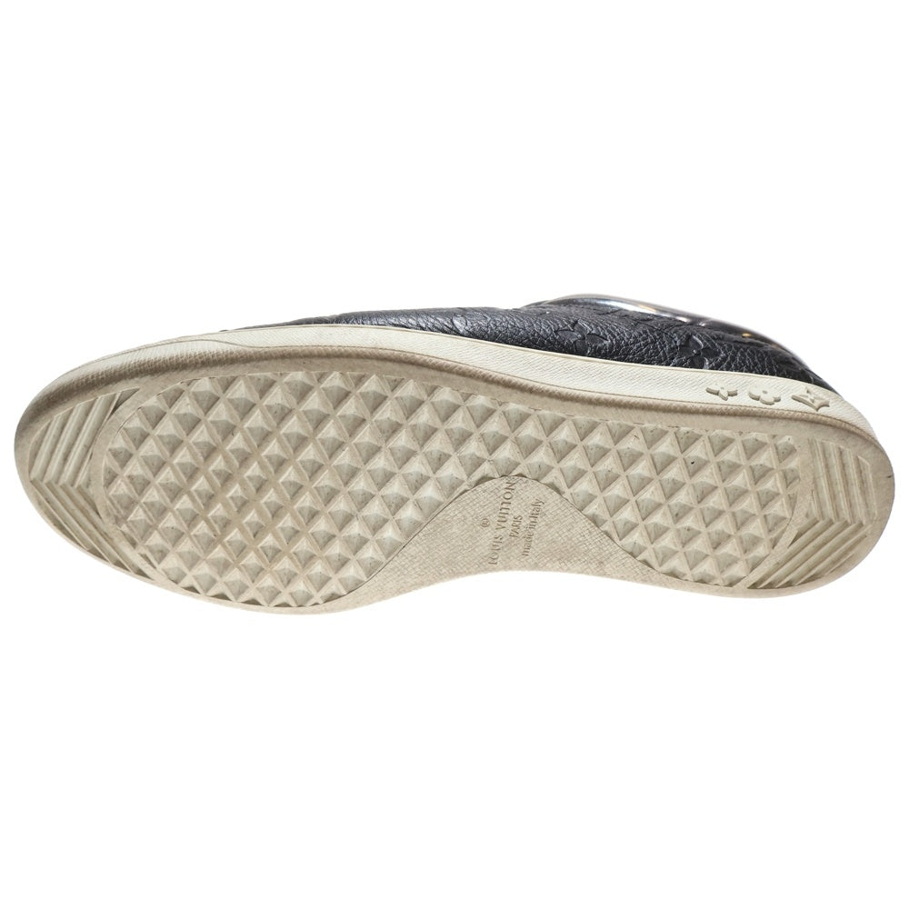 LOUIS VUITTON(ルイヴィトン) モノグラム ルクセンブルク ラインローカットスニーカー ブラック/シルバー MS0240