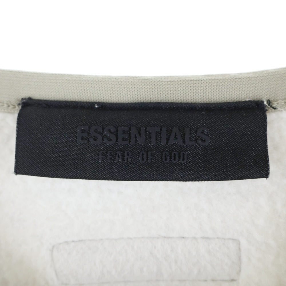 ESSENTIALS FEAR OF GOD(エッセンシャル フィアオブゴッド) SWEATSHIRT ラバーロゴ クルーネックスウェットトレーナー グレー