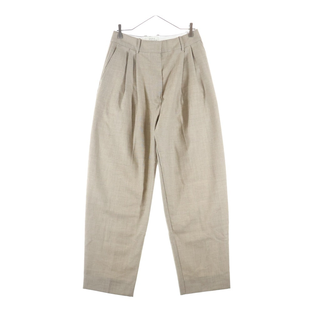 STUDIO NICHOLSON(スタジオニコルソン) スラックス ストレート パンツ ベージュ