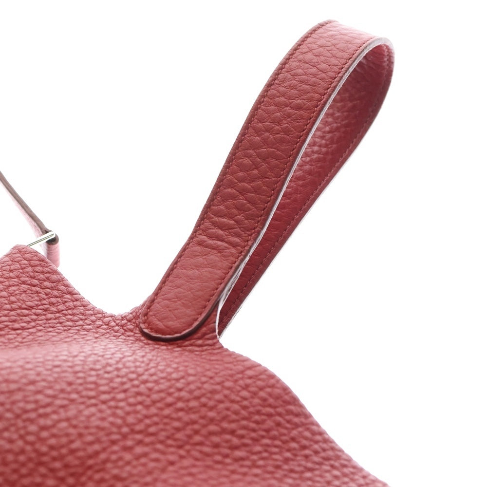 HERMES(エルメス) ピコタン22 ルージュカザック トリヨン □M刻印 SV金具 レディース
