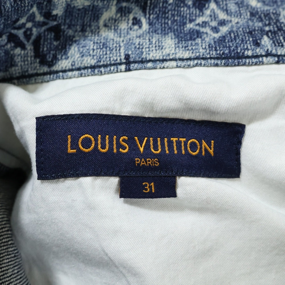 LOUIS VUITTON(ルイヴィトン) 21SS モノグラム タペストリー デニムパンツ ネイビー RM211M ZMC HKD02W
