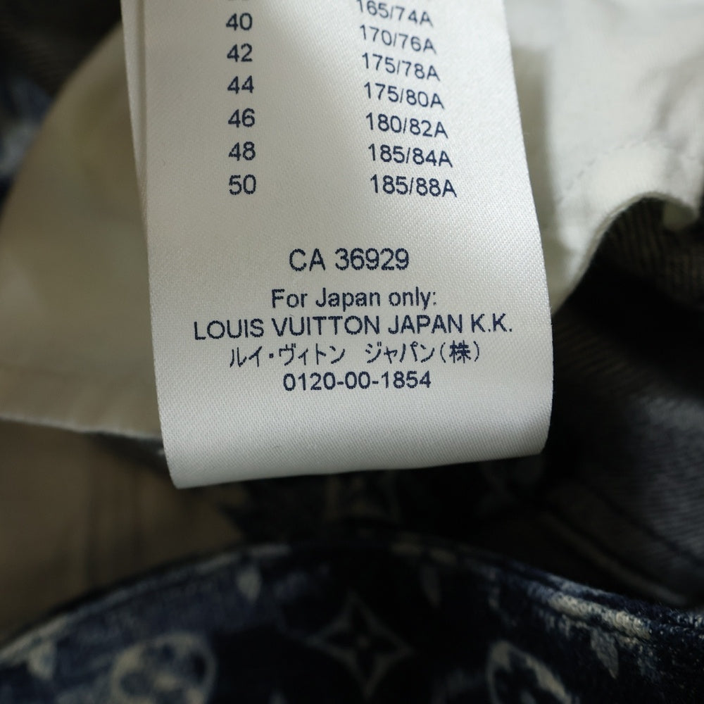 LOUIS VUITTON(ルイヴィトン) 21SS モノグラム タペストリー デニムパンツ ネイビー RM211M ZMC HKD02W