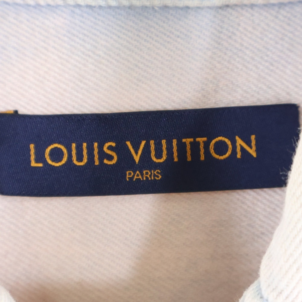 LOUIS VUITTON(ルイヴィトン) 20SS リムーバルポケット デニムシャツ ピンク RM201 TWY HIS90W