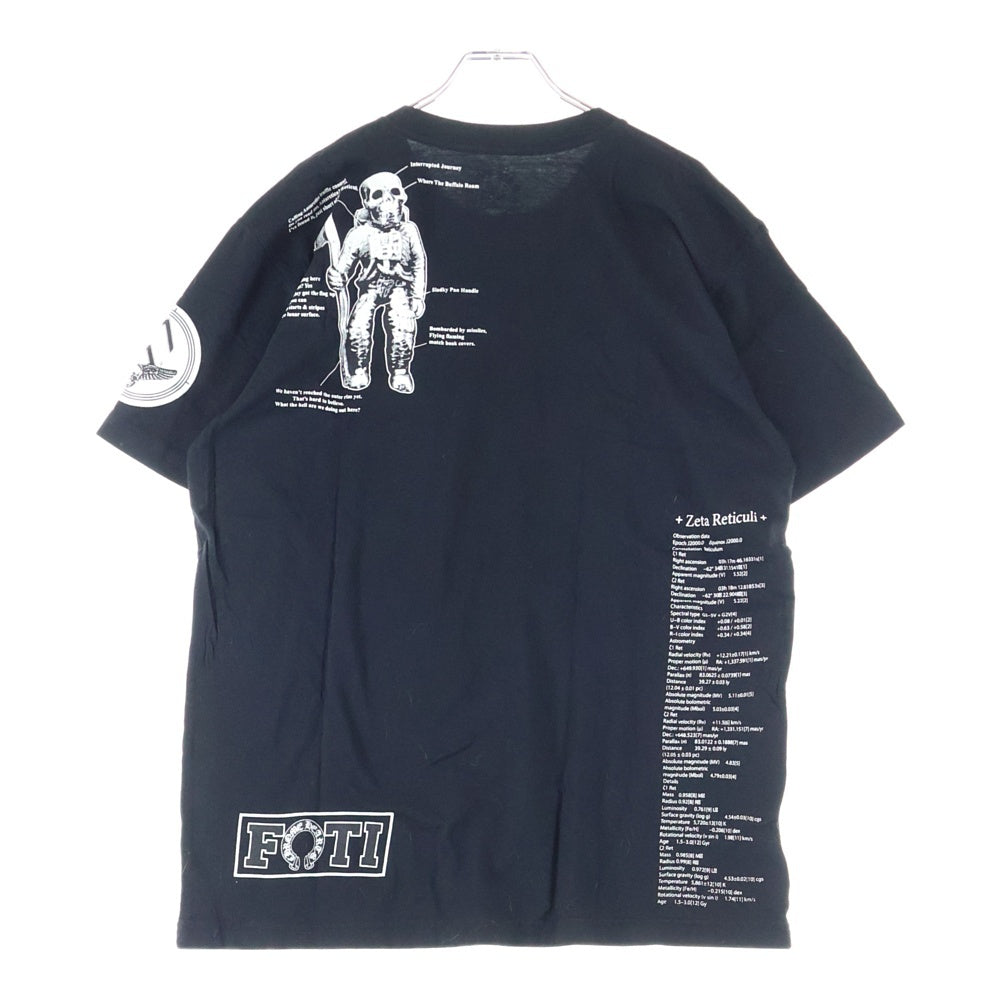 CHROME HEARTS(クロムハーツ) JOE FOTI EXHIBITION T Shirt ジョー フォティ スカル プリント 半袖シャツ カットソー ブラック