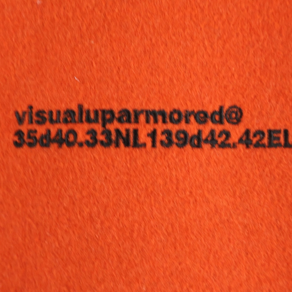 WTAPS(ダブルタップス) 18AW CLUB JACKET バック刺繍ロゴ スリーブ切替 メルトンウール スタジアムジャケット オレンジ/ブラック 182BRDT-JKM04