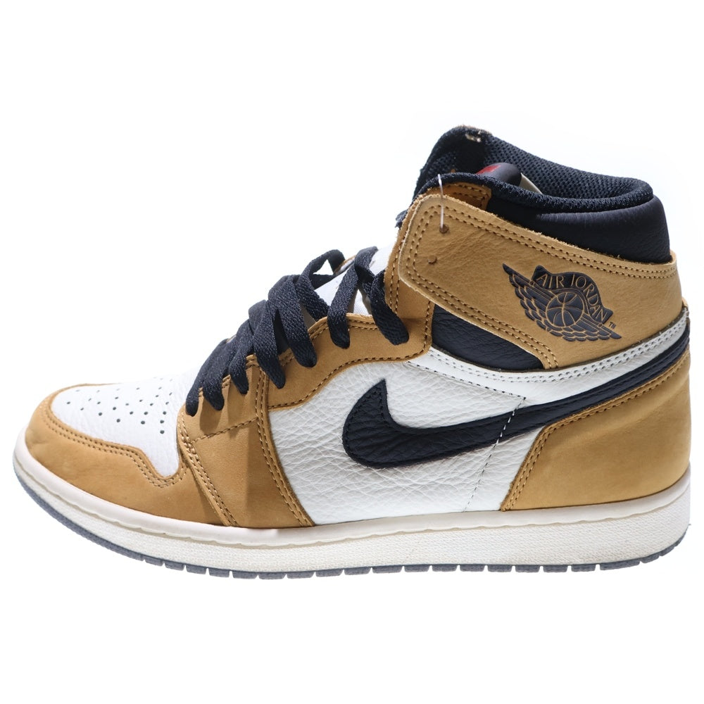 NIKE(ナイキ) AIR JORDAN 1 RETRO HIGH Rookie of The Year 555088-700 エアジョーダン 1 ハイカットスニーカー ルーキーオブザイヤー ベージュ/ホワイト US10/28cm