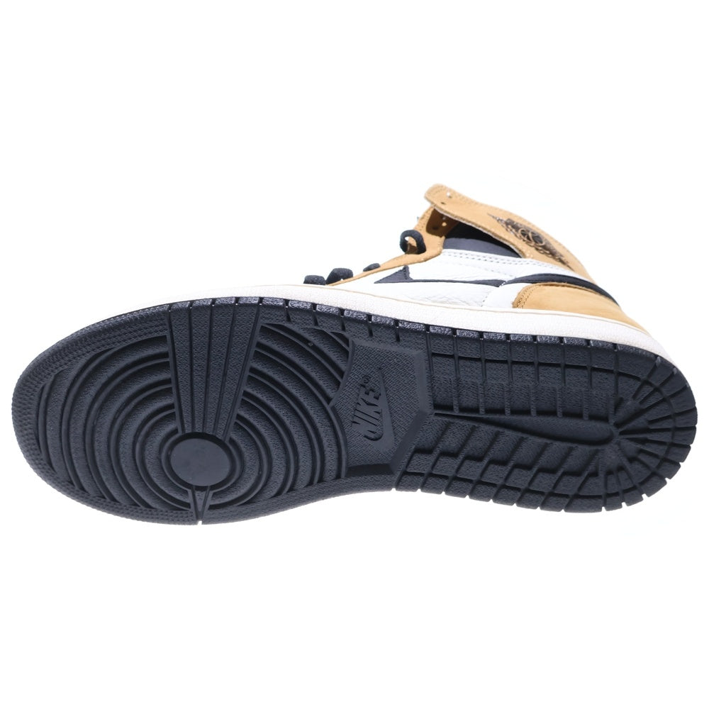 NIKE(ナイキ) AIR JORDAN 1 RETRO HIGH Rookie of The Year 555088-700 エアジョーダン 1 ハイカットスニーカー ルーキーオブザイヤー ベージュ/ホワイト US10/28cm