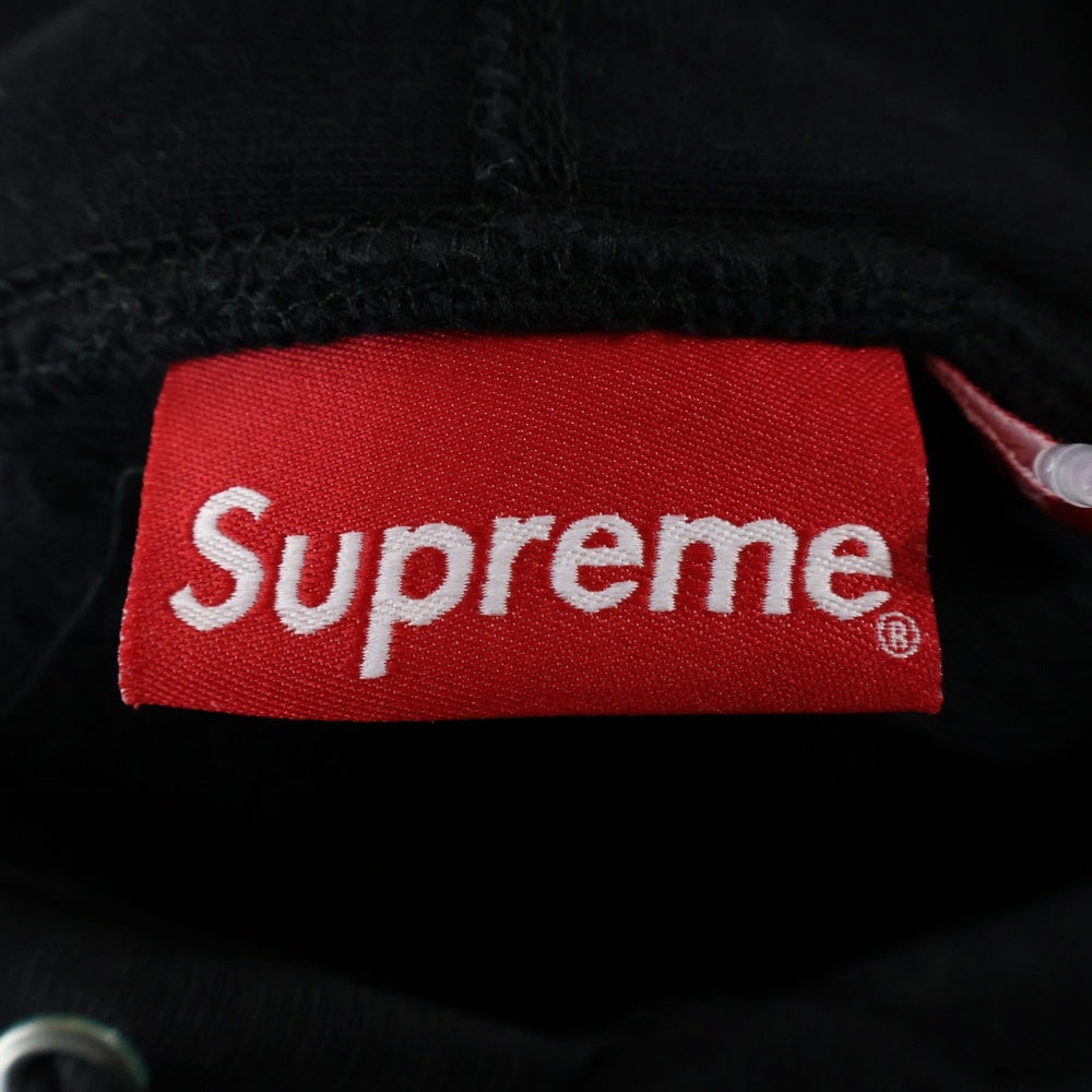SUPREME(シュプリーム) 17AW Box Logo Hooded Sweatshirt ボックスロゴプルオーバーパーカー ブラック/イエロー
