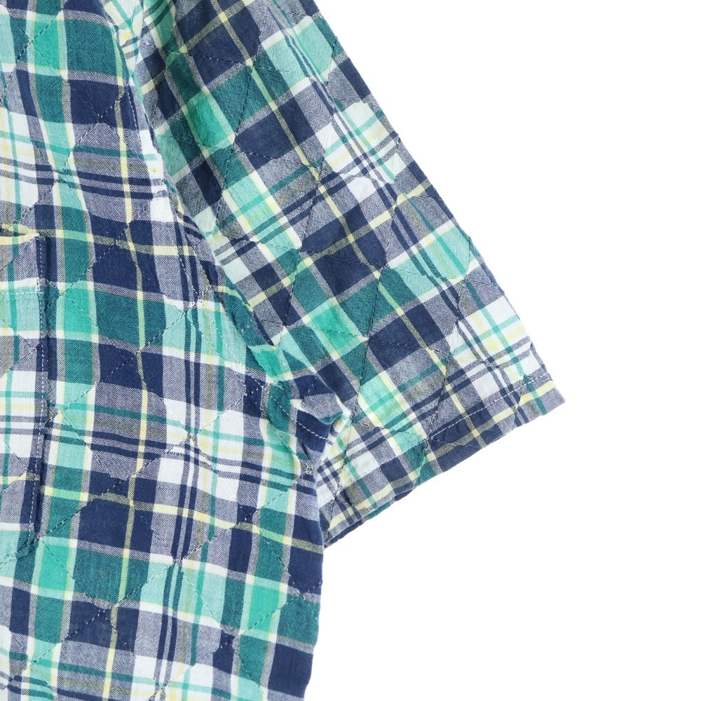 RESONATE GOODENOUGH(リゾネイトグッドイナフ) チェック柄 半袖シャツ グリーン RS-0707